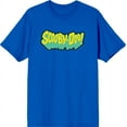 thumbnail image 1 of Scooby-Doo Logo Title Men's Blue Crew Neck Short Sleeve Tee-3XL, 1 of 2