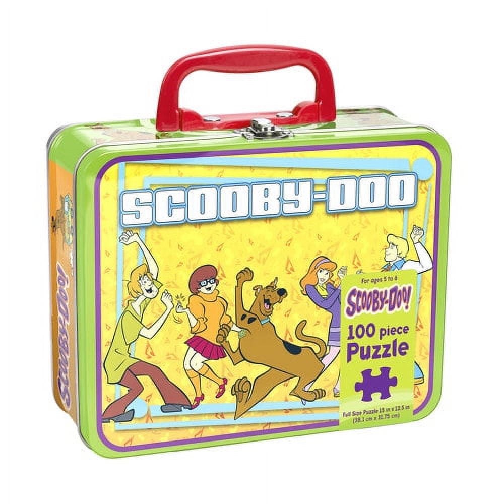 Scooby Doo Lunch Box with Puzzle ~ Collectible Scooby Lunchbox Tin (Scooby  Doo School Supplies) 