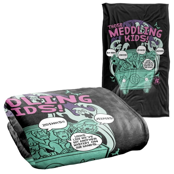 Scooby Doo Meddling Since 1969 Silky Touch Super Soft Throw Blanket 36" x 58"