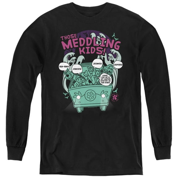 Scooby Doo - Meddling Since 1969 - Youth Long Sleeve Shirt - Small