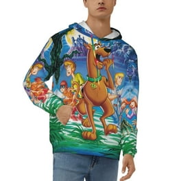 Blanket Hoodie Mens Scooby Doo Hoodie WWE Logo Mens Black Blanket