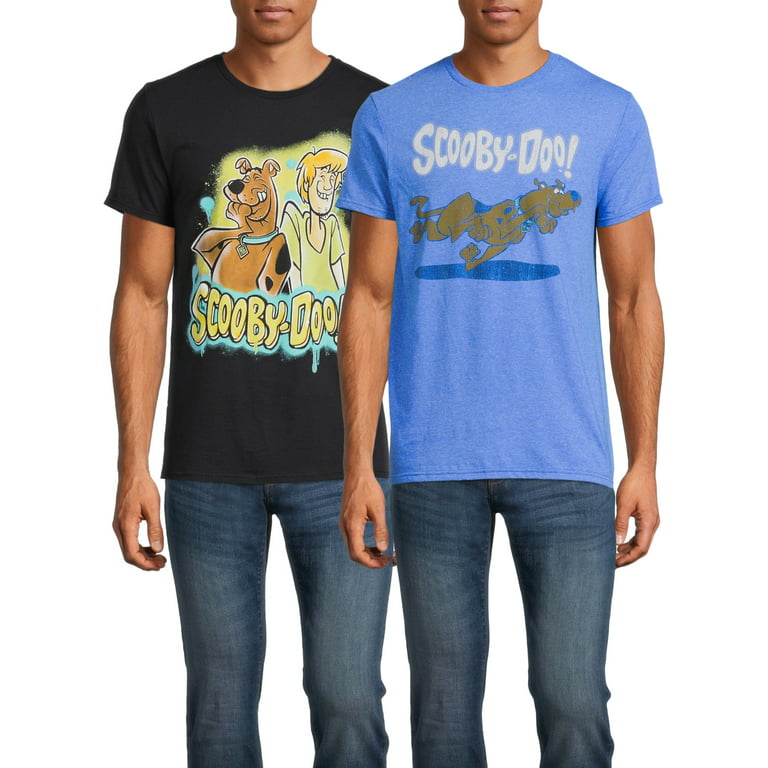 Scooby-Doo Men's & Big Men's Airbrush and Running Graphic T-Shirt
