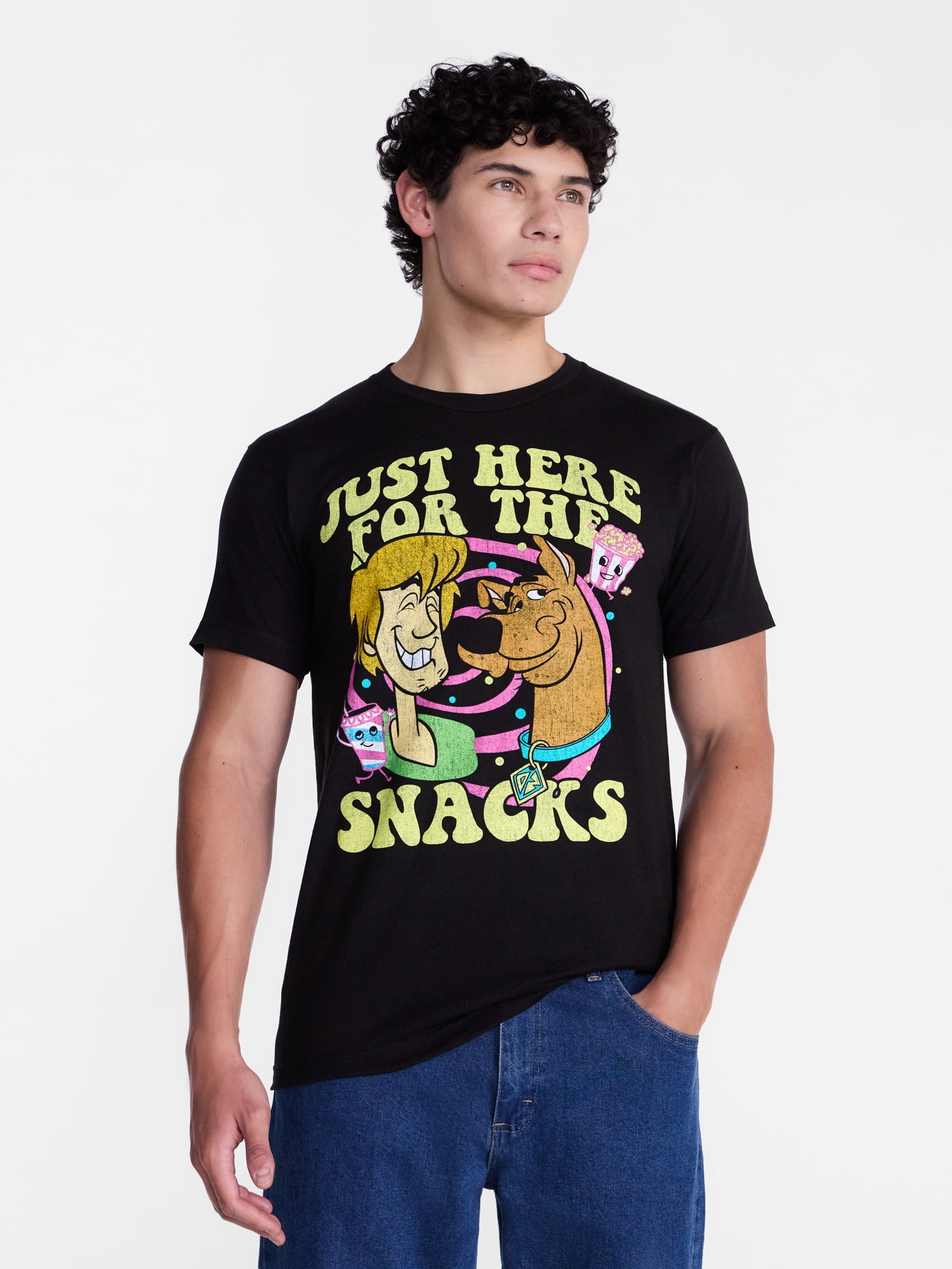Scooby-Doo Men's and Big Men's Graphic Tee with Short Sleeves, Sizes S-3XL