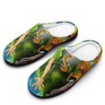thumbnail image 1 of Scooby Doo Men's Fuzzy Slippers House Open Back Slippers Closed Toe Slippers Winter Cotton Lightweight Anti-slip Rubber Sole Slippers, 1 of 9