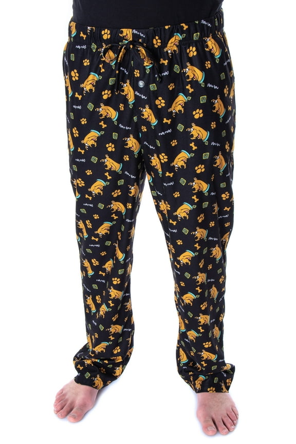 Scooby-Doo Mens' Ruh-Roh! Scooby Character Sleep Lounge Pajama Pants