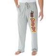 thumbnail image 1 of Scooby Doo Men's Scooby Head Cartoon Script Logo Sleep Lounge Pajama Pants, 1 of 5