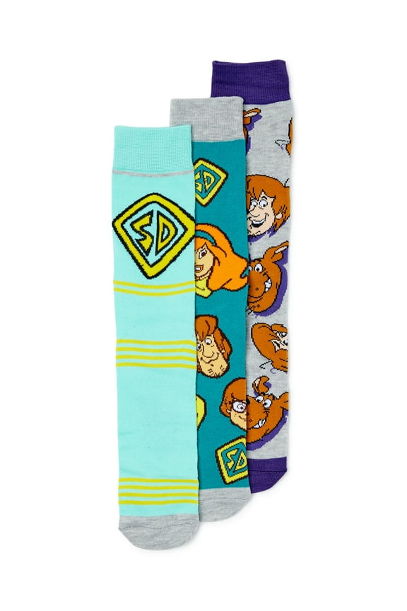 Men's Scooby Socks, 3-Pack