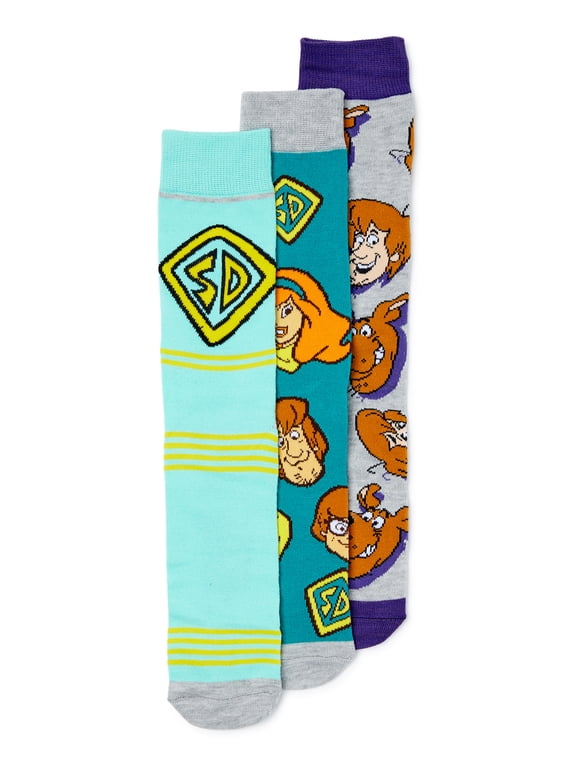 Men's Scooby Socks, 3-Pack