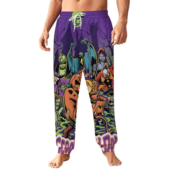 Scooby-Doo Men's Sweatpants Lightweight Joggers Pants Workout Gym Running Pants with Pockets