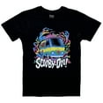 thumbnail image 1 of Scooby Doo Men's T-Shirt Genuine Merch Mystery Machine Van Graphic Black Tee (Small, Black), 1 of 1