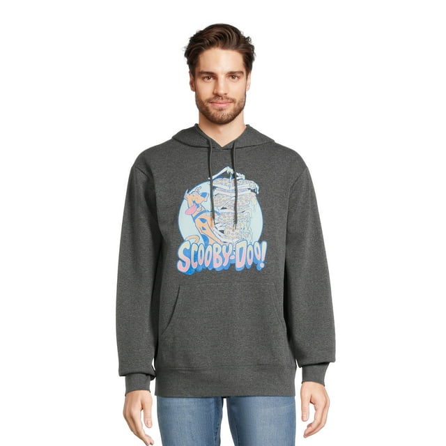 ScoobyDoo Men's and Big Men's Graphic Hoodie Sweatshirt with Long