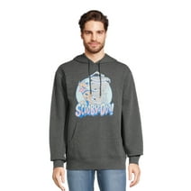 Scooby-Doo Men's and Big Men's Graphic Hoodie Sweatshirt with Long Sleeves, Sizes S-3XL