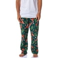 thumbnail image 1 of Scooby-Doo Adult Christmas Tree Candy Cane Reindeer Holiday Lounge Sleep Pajama Pants For Men Women, 1 of 6