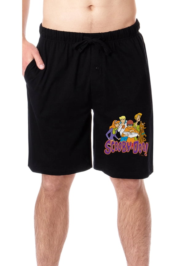 Scooby-Doo Mens' Daphne Velma Scooby Shaggy Fred Sleep Pajama Shorts