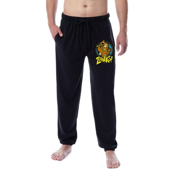 Scooby-Doo Mens' Scooby Shaggy Zoinks! Sleep Jogger Pajama Pants