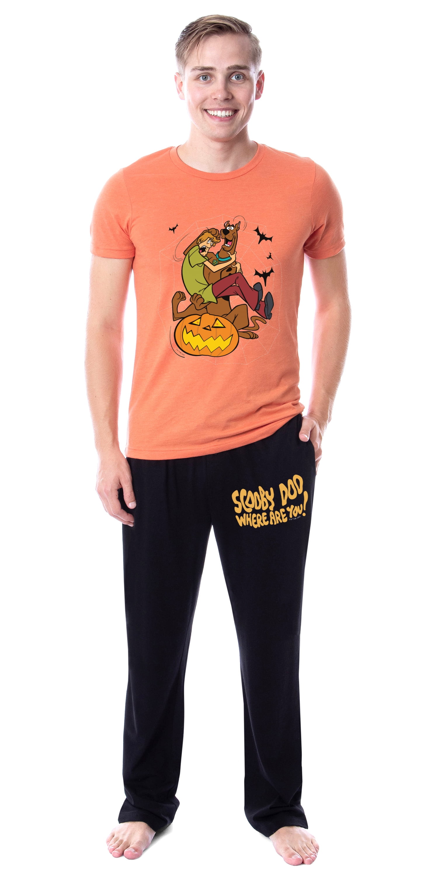 Absolute Cult Scooby Doo Men's Spooky Moon Graphic Sweatshirt - Officially Licensed