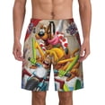 thumbnail image 1 of Scooby-Doo Mens Swim Trunks Quick Dry Board Shorts with Mesh Lining, Hawaii Beach Shorts Swimwear Bathing Suits, 1 of 8