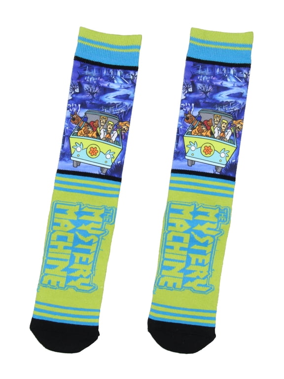 Mens' The Mystery Machine Sublimated Crew Socks