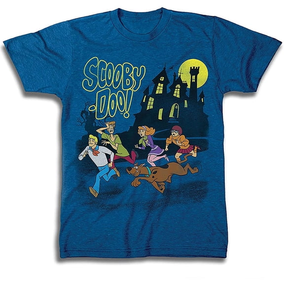 Scooby Doo Mens Throwback Shirt, Shaggy, Velma Tee - Throwback Classic T-Shirt