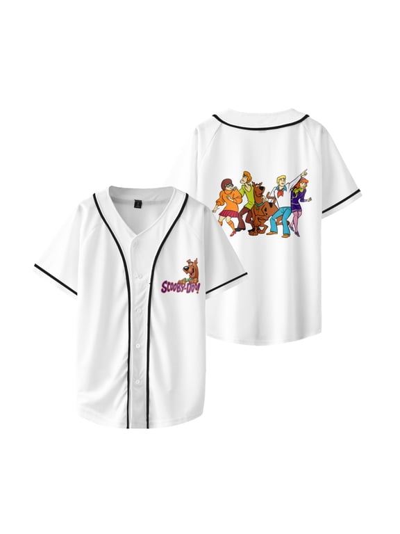 Scooby Doo Merch Baseball Jersey Shirts Spring Summer Men/Women Tshirt Shirt