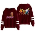 thumbnail image 1 of Scooby Doo Merch Cartoon Hoodie Pocketless Parallel Bars Sleeve Streetwear Women Men Funny Sweatshirt, 1 of 3