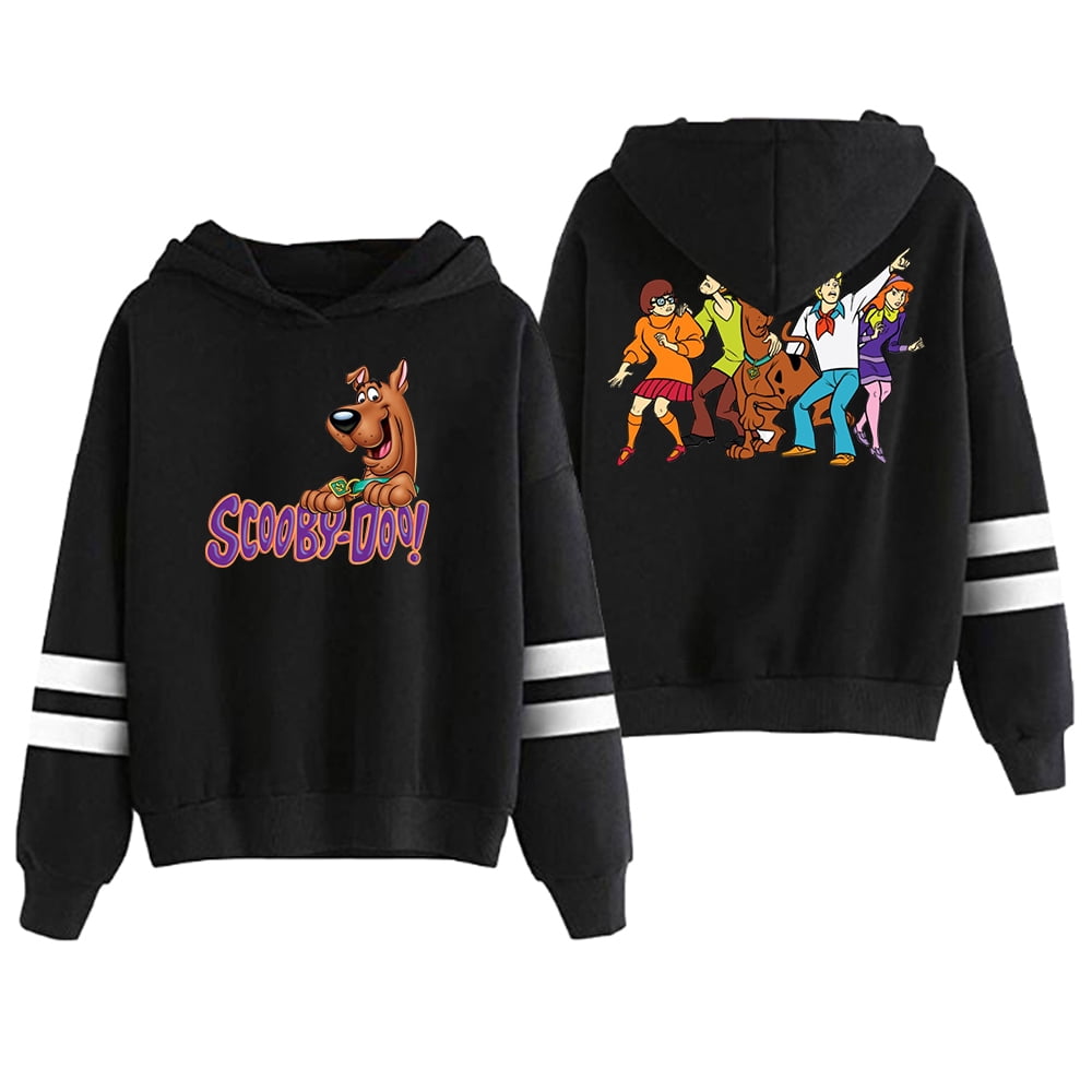 Scooby Doo Merch Cartoon Hoodie Pocketless Parallel Bars Sleeve ...