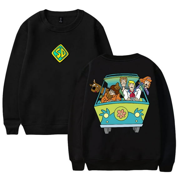Scooby Doo Merch Cartoon Sweatshirt Crewneck Long Sleeve Streetwear Women Men Funny Clothes