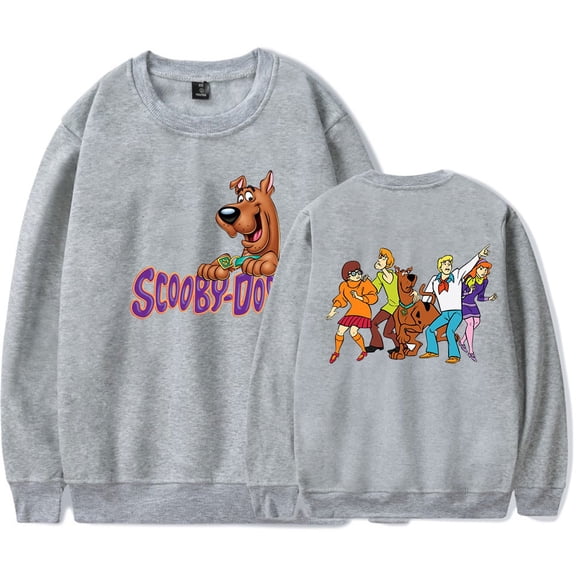Scooby Doo Merch Men/Women Long Sleeve Crew Neck Sweater Men/Women Longsleeve Sweater