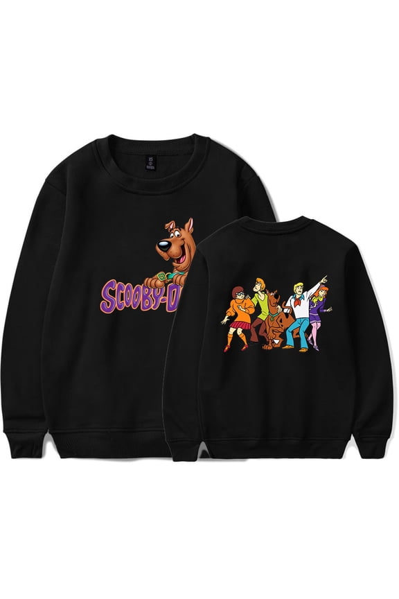 Scooby Doo Merch Men/Women Long Sleeve Crew Neck Sweater Men/Women Longsleeve Sweater