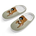 thumbnail image 1 of Scooby Doo Movie Soft Plush Slippers for Boys Girls Winter Warm Cotton Slippers with Rubber Sole Non-Slip Kid's Slip on Shoes Fluffy House Slippers For Indoor And Outdoor, 1 of 8