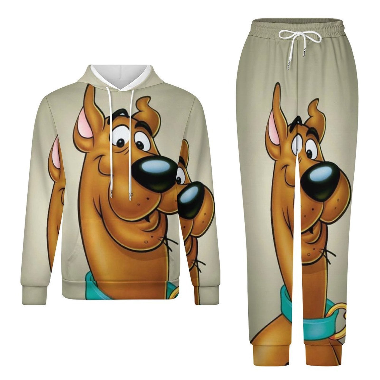 PHARCOYOU Lil Darkie Vintage Big Wave Hoodies Jogger