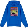 thumbnail image 1 of Scooby-Doo Munchies Run Adult Blue Long Sleeve Hoodie-3XL, 1 of 6