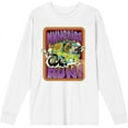 thumbnail image 1 of Scooby-Doo Munchies Run Adult White Crew Neck Long Sleeve Tee-Large, 1 of 3