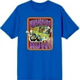 thumbnail image 1 of Scooby-Doo Munchies Run Men's Blue Crew Neck Short Sleeve Tee-XXL, 1 of 1