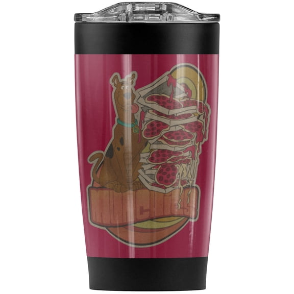 Scooby Doo Munchies Stainless Steel Tumbler 20 oz Coffee Travel Mug/Cup, Vacuum Insulated & Double Wall with Leakproof Sliding Lid | Great for Hot Drinks and Cold Beverages
