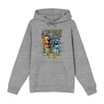 thumbnail image 1 of Scooby-Doo Mystery, Inc. Tour Adult Heather Gray Long Sleeve Hoodie-Medium, 1 of 7