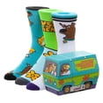 thumbnail image 1 of Scooby Doo Mystery Machine 3 Pack Crew Socks Set, 1 of 5