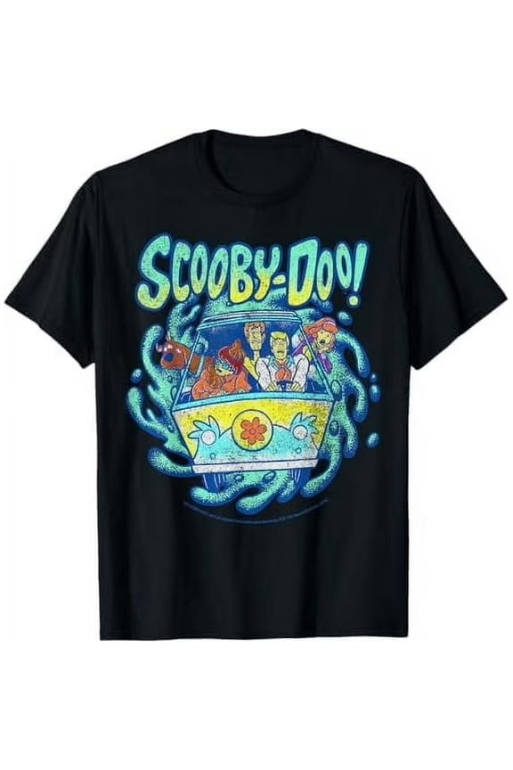 Scooby Doo Mystery Machine Cosmic Portal Dimension Group Shot T-shirt