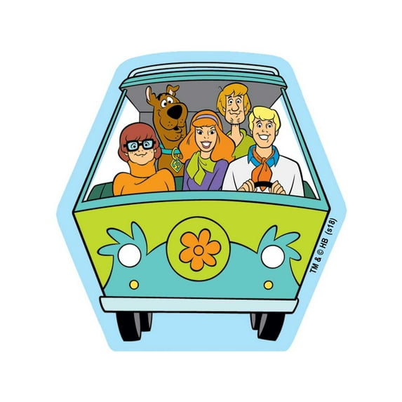 Scooby-Doo Mystery Machine Embossed Tin Magnet