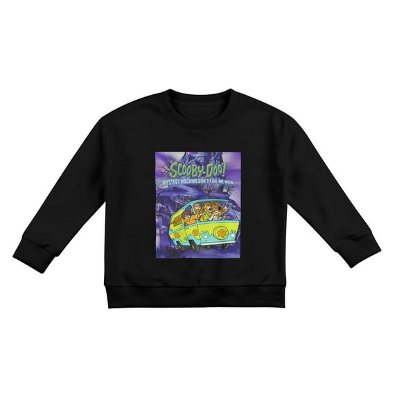 Scooby Doo Mystery Machine Kids Sweatshirts Long Sleeve Hoodie Pullover Casual Sweater Hooded Boys Girls