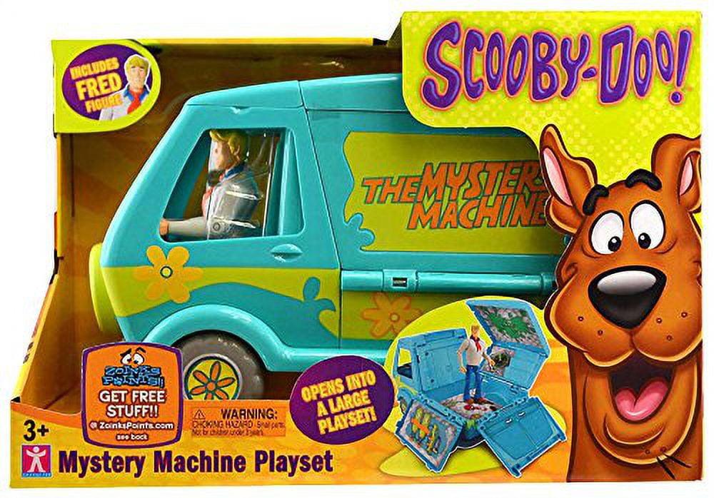 Scooby Doo 50 Years Mystery Machine Exclusive Playset [Includes Fred,  Damaged Package]