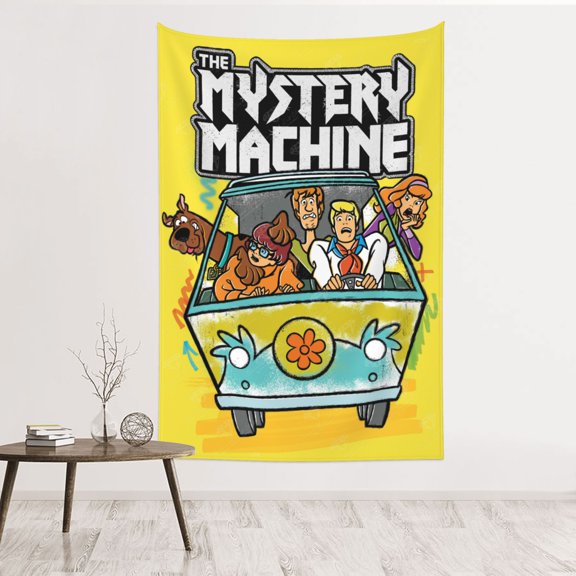 Scooby Doo Mystery Machine Tapestry 60 X 40 inch Wall Hanging Decor Tapestries Banner Living Room Dormitory