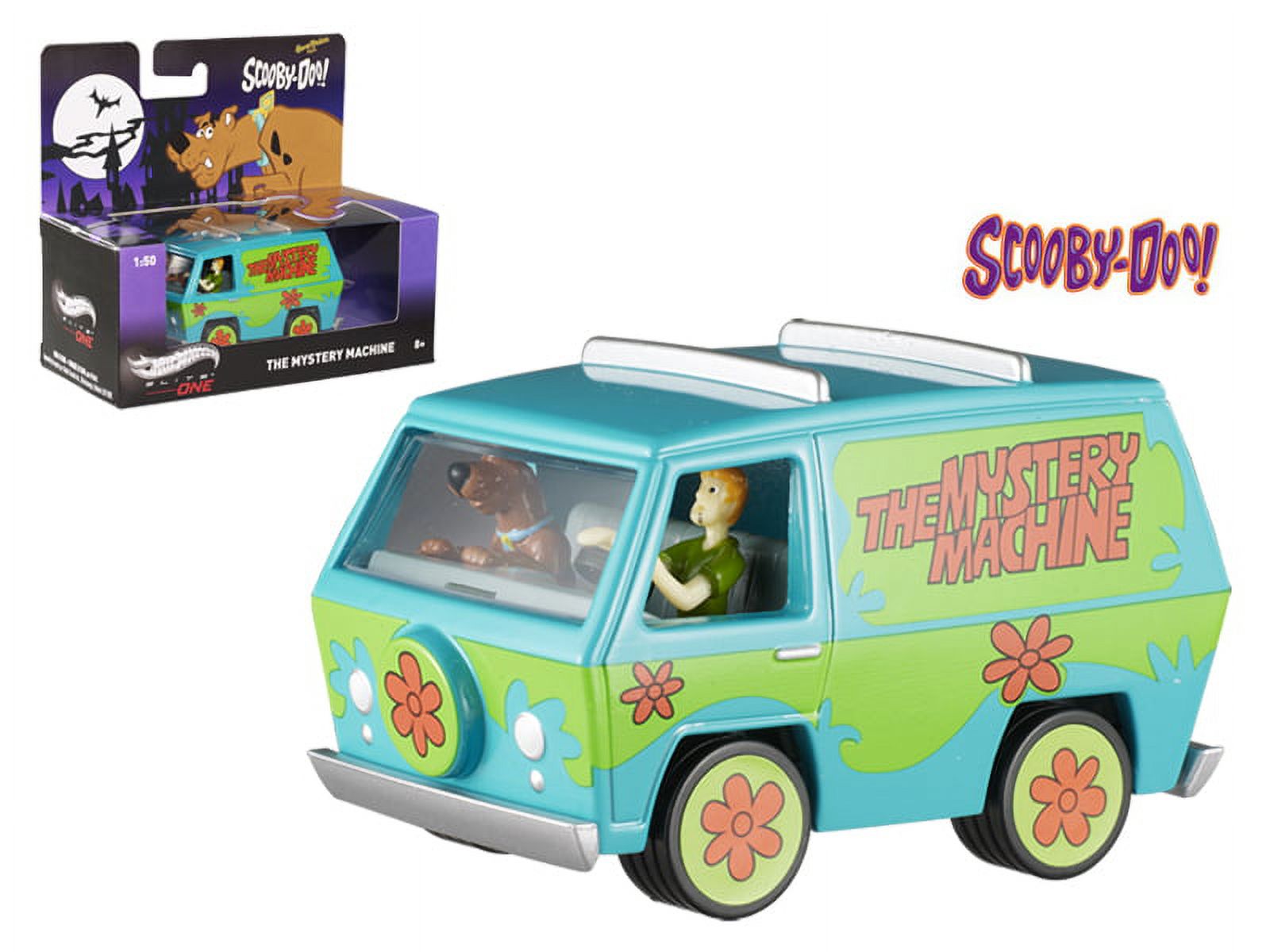 Scooby Doo Mystery Machine With Mini Figures Elite 1/50 Diecast