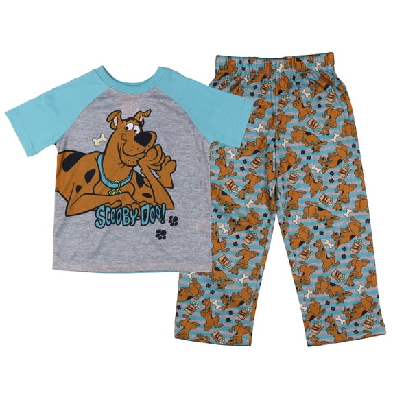 Scooby-Doo Pajamas Toddler Boys' Chill Vibes Short Sleeve and Pants PJ Sleep Set