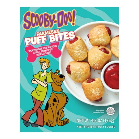 Scooby-Doo Parmesan Puff Bites, 4.8 oz Box (Frozen)