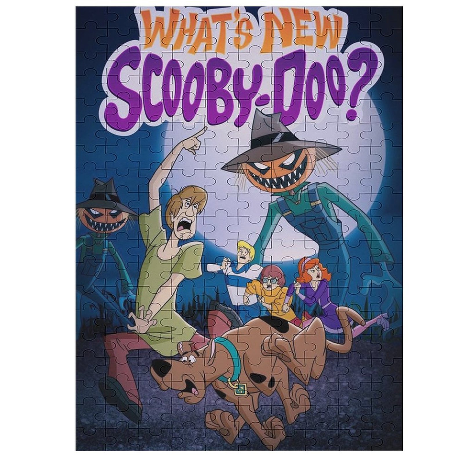 Scooby Doo Picture Puzzle 200 PCS Wooden Puzzle Artwork Jigsaw Puzzles for Adults Teens Kids ...