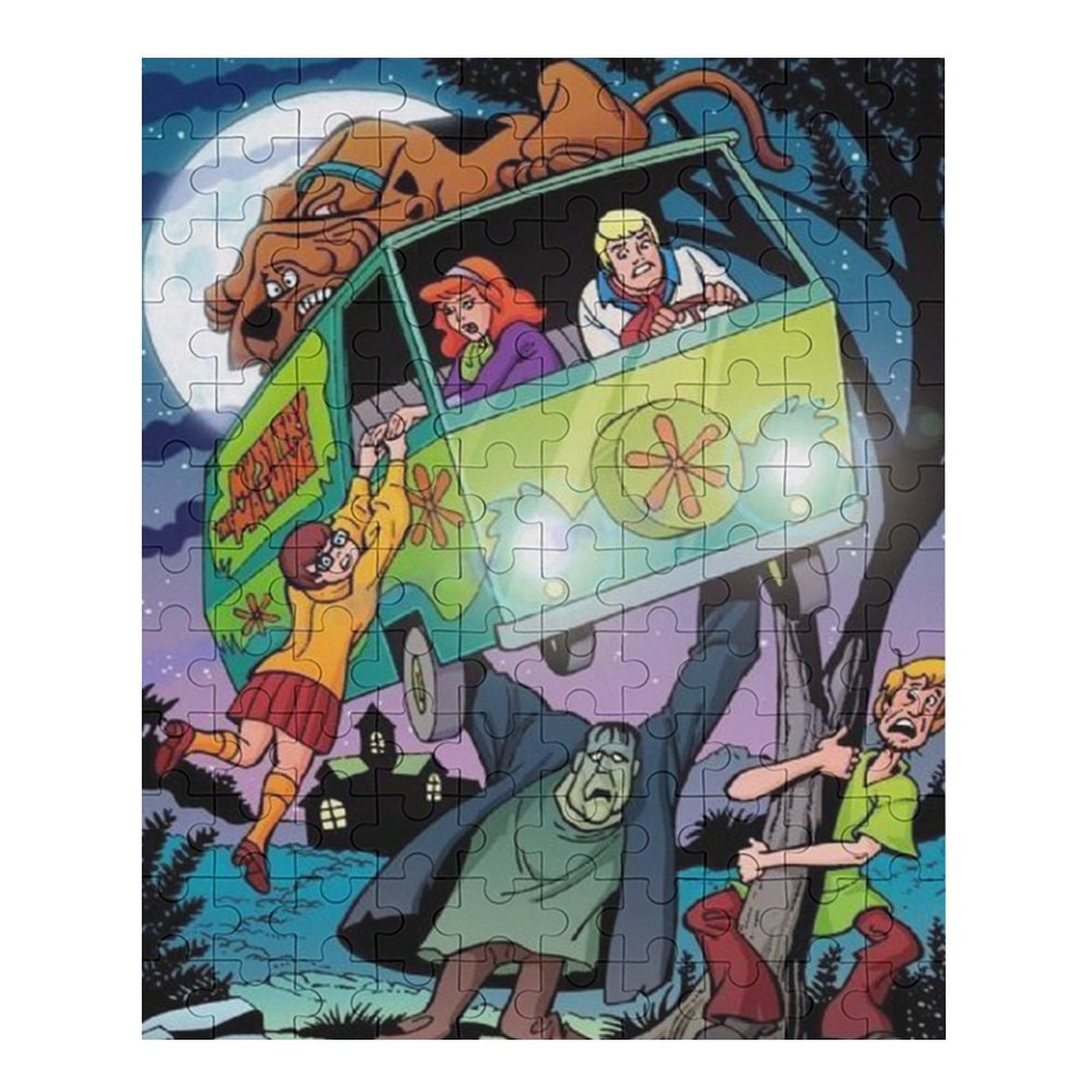 Scooby Doo Picture Puzzle 70 PCS Wooden Puzzle Artwork Jigsaw Puzzles for Adults Teens Kids ...