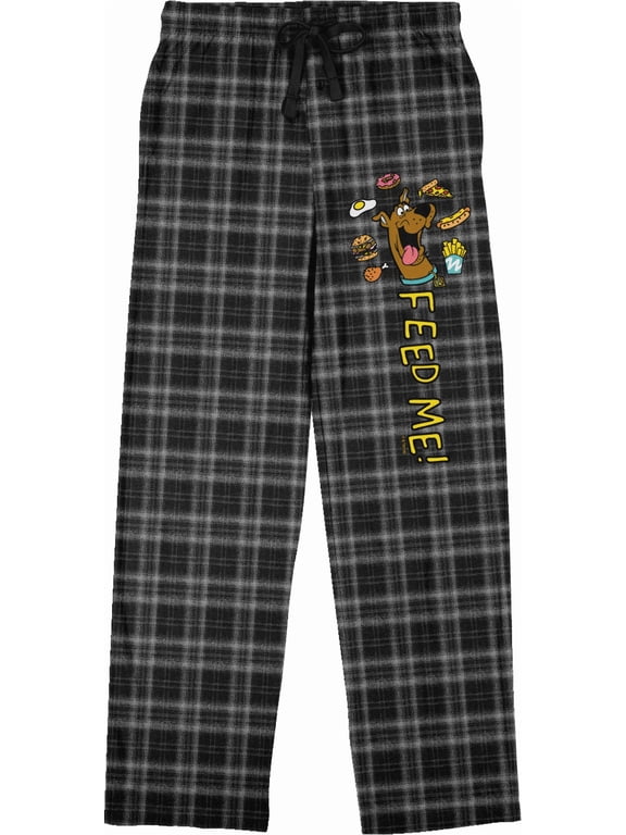Scooby Doo Plaid Pajama Pants for Men Sleepwear Lounge