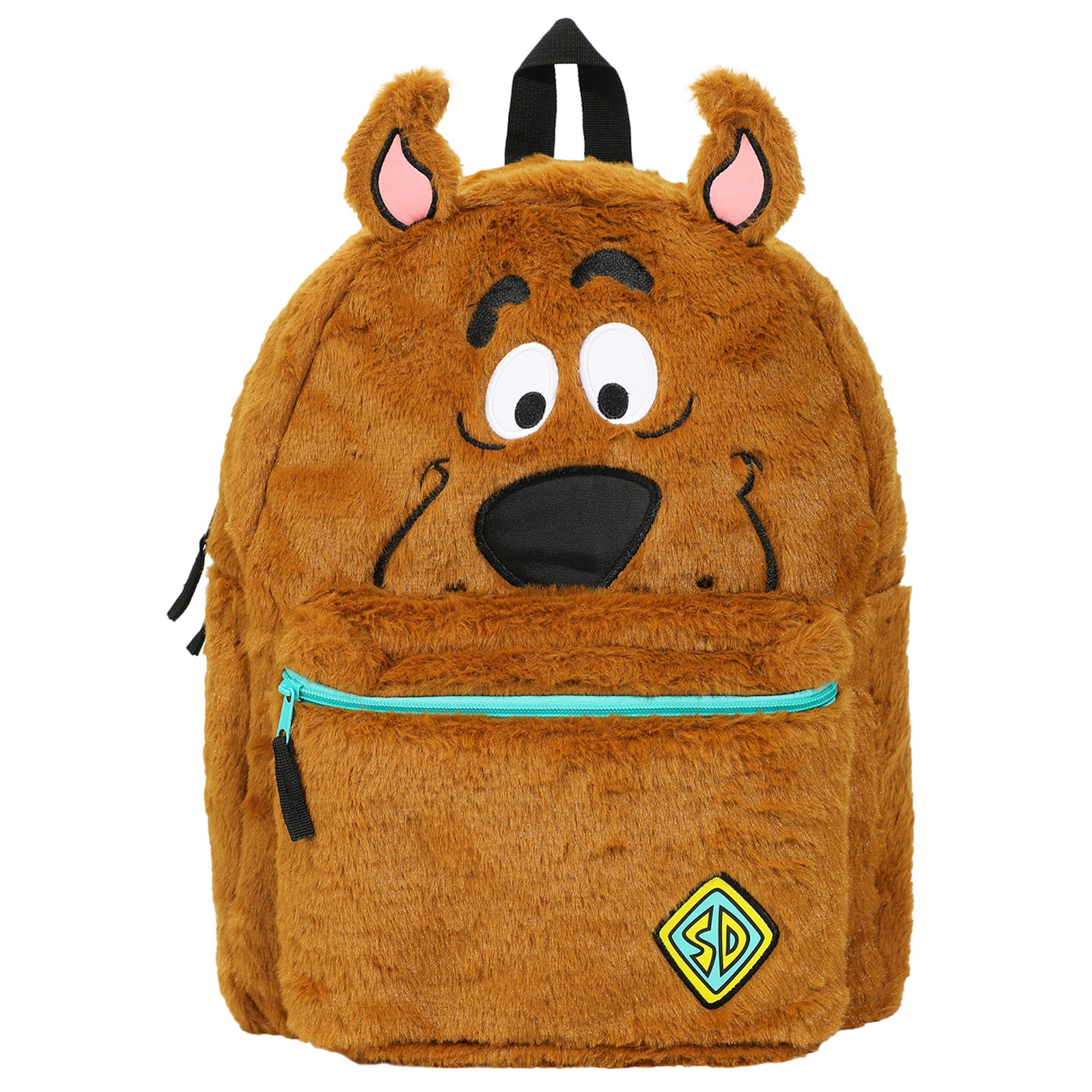 Scooby Doo Plush Scooby & Gang Adult 16.5" Reversible Backpack
