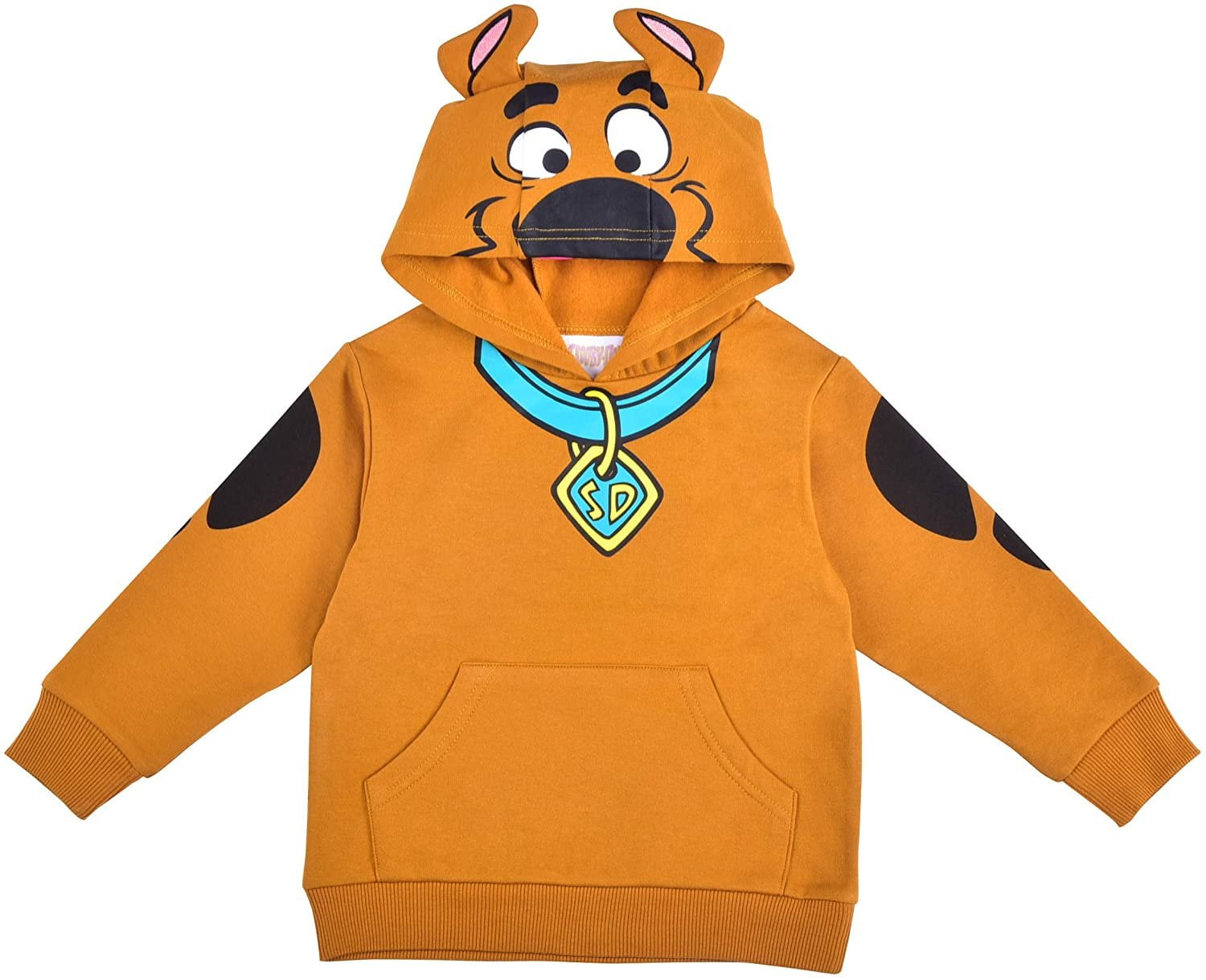 Dog 3D Hood with Doo Toddlers, for Scooby Costume Hoodie Sweater Pullover